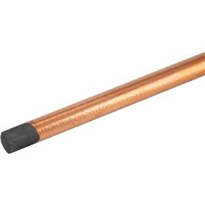 Eletrodo de carvão grafitado cobreado, para corte, chanfro e goivagem, 3/8" x 12", VONDER