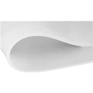 Lençol de borracha de silicone 3/16" - 4,8 mm, sem lona, VONDER