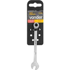 Chave combinada 6 mm, aço cromo vanádio, VONDER