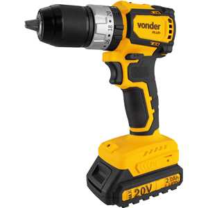 Parafusadeira/furadeira de impacto a bateria, 20 V, fonte de carregamento bivolt automática, PFV 212CIB VONDER PLUS