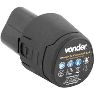 Bateria 12,0 V, íons de lítio, para máquina de assentar piso MAP 120 e MAP 125, VONDER