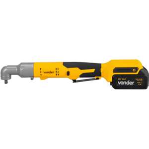 Chave de impacto angular, bateria 18 V, encaixe de 3/8", carregador bivolt, CIV 183, VONDER