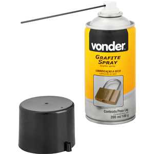 Grafite em spray 200 ml/100 g, VONDER
