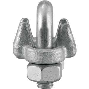 Clips para cabo de aço 5/16" - 7,94 mm, pesado, VONDER PLUS