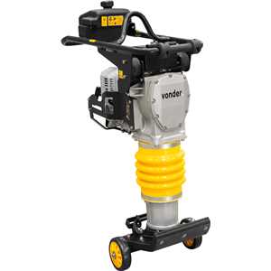 Compactador de percussão a gasolina, com motor Honda de 3,6 hp, 4 tempos, VONDER