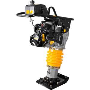 Compactador de percussão a gasolina, com motor de 3,6 hp, 4 tempos, VONDER