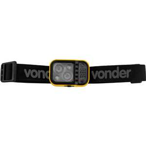 Lanterna de LED para cabeça, recarregável, LED CREE Xte, LCV 220 VONDER