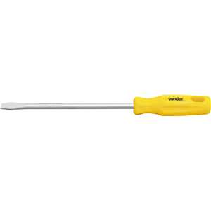 Chave de fenda 3/8" x 8", aço cromo vanádio, com ponta magnetizada, VONDER