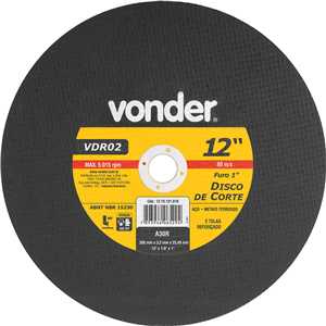 Disco de corte 300 mm x 3,2 mm x 25,40 mm VDR02, VONDER