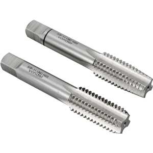 Macho manual de aço rápido 5/8" UNC, jogo com 2 peças VONDER