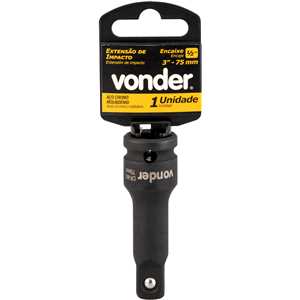 Extensão de impacto, encaixe de 1/2" x 3", VONDER