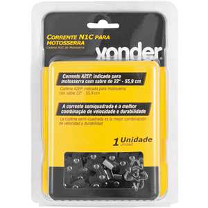 Corrente para motosserra com sabre de 22'', V3815SQ, VONDER