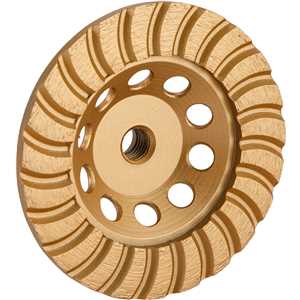 Rebolo diamantado, 115 mm, turbo, VONDER PLUS