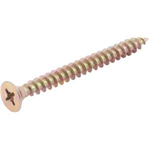 Parafuso madeira chipboard, cabeça chata, fenda cruzada/pozidrive, 5,0 mm x 55,0 mm, VONDER