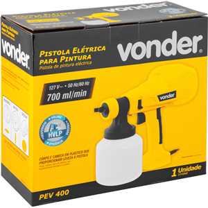 Pistola elétrica para pintura, 127 V~, PEV 400 VONDER