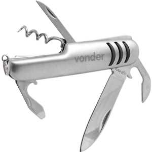 Canivete multiuso, em aço inox, VONDER