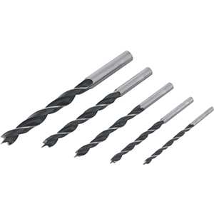 Jogo de brocas 3 pontas com 5 peças, de 3 mm a 8 mm, VONDER