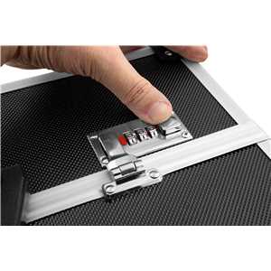 Maleta para ferramentas, profissional, 455 mm x 205 mm x 320 mm, preta, MFV 961, VONDER
