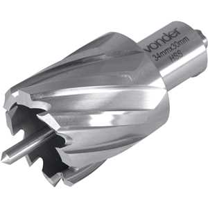 Broca anular, encaixe Weldon, 34 mm x 30 mm VONDER