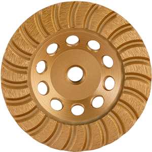 Rebolo diamantado, 115 mm, turbo, VONDER PLUS