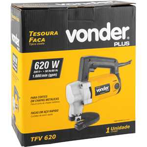 Tesoura faca elétrica, 620 W, 220 V~, TFV 620, VONDER PLUS