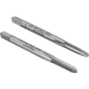 Macho manual de aço rápido Nº 5 - 1/8" UNC, jogo com 2 peças VONDER