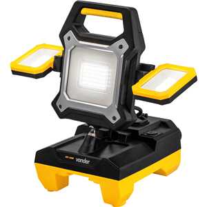 Refletor de LED, bateria intercambiável de 18 V, sem bateria e sem carregador, IRV 1848 VONDER