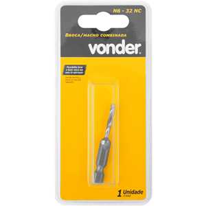 Broca/macho, combinado, N6 - 32 NC, VONDER