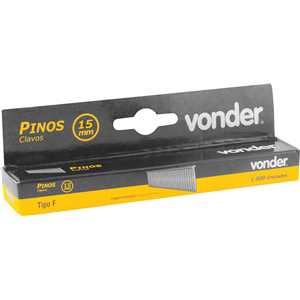 Pino 15 mm, para  grampeador/pinador GPE 916 e GPE 168, VONDER