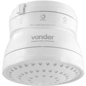 Ducha 3 temperaturas, 5.400 W, 220 V~, branca, VONDER