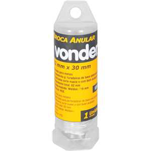 Broca anular, encaixe Weldon, 22 mm x 30 mm VONDER