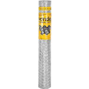 Tela metálica hexagonal, galinheiro, malha 2", 23 BWG x 1,8 m, com 50 m,  VONDER