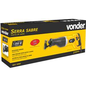 Serra sabre, 1.050 W, SSV 1050 127 V~, VONDER