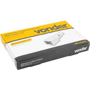 Conector/racord de 1/4", com rosca fêmea 1/2" NPT, VONDER