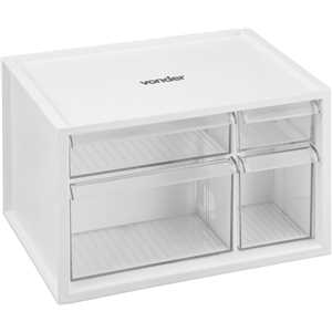 Organizador plástico com 4 gavetas, OPV 0234, VONDER