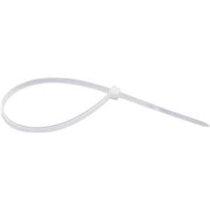 Abraçadeira de nylon, branca, 140 mm x 3,6 mm, com 100 peças, NOVE54