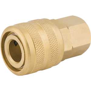 Engate rápido de 1/4", rosca fêmea 1/4" NPT, com rolete, VONDER