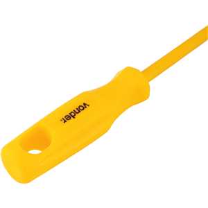 Chave de fenda com haste isolada, aço cromo vanádio, 1/8" x 4" VONDER