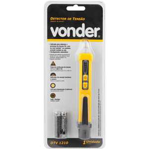 Detector de tensão, AC 12 V a 1.000 V, DTV 1210, VONDER