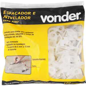 Espaçador e nivelador para piso 1,0 mm, VONDER