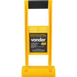 Suporte plástico para carregar chapas de drywall e MDF, VONDER