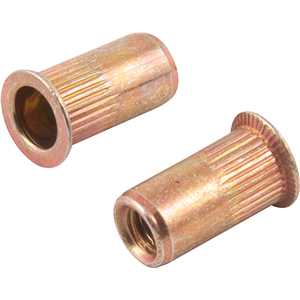 Rebite de rosca em aço carbono, rosca M3 x 8,8 mm, cabeça pequena, VONDER