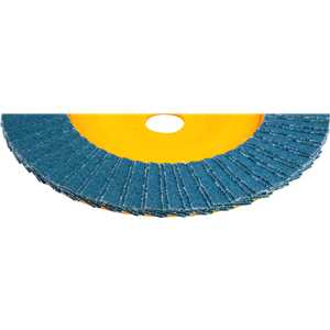 Flap-disc, disco de desbaste/acabamento, 7" - 180 mm, reto, grão 60, VONDER
