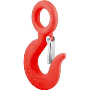 Gancho de aço com olhal, 5,0 toneladas, 3/4", com trava, VONDER