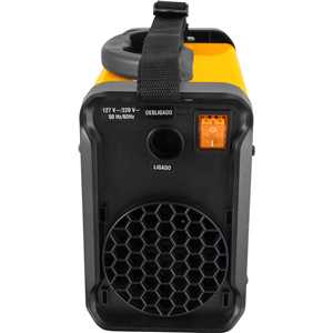 Inversor para solda com eletrodo e TIG, 120 A, RIV 125, com display digital, monofásico, 127 V~ - 220 V~ - Seleção automática, VONDER.