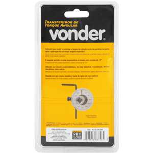 Transferidor de torque angular, encaixe 1/2", VONDER