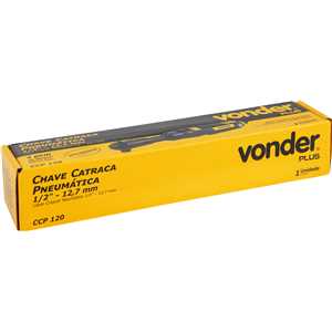 Chave catraca pneumática, com encaixe de 1/2" - 12,7 mm, CCP 120, VONDER PLUS