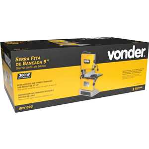Serra fita de bancada 9", 300 W, SFV 090, 220 V~, VONDER