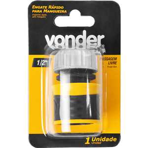 Engate rápido para mangueira 1/2", passagem livre VONDER PLUS