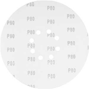 Disco de lixa com costado em pluma 225 mm, grão 80, para as lixadeiras LPV 400B, LPV 600, LPV 925, LPV 950B e LPV 1000, VONDER